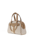 MICHAEL Michael Kors Williamsburg Satchel Bag, Vanilla Multi