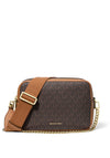 Michael Kors Bryant Monogram Camera Crossbody Bag, Brown & Acorn