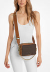 Michael Kors Bryant Monogram Camera Crossbody Bag, Brown & Acorn