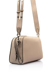 MICHAEL Michael Kors Ashton Pebbled Leather Camera Crossbody Bag, Light Sand