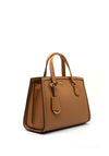MICHAEL Michael Kors Small Leather Chantal Grab Bag, Pale Peanut