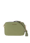 Michael Kors Camera Bag Leather Crossbody Bag, Light Sage