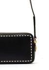 MICHAEL Michael Kors Jet Set Contrast Stitch Crossbody Bag, Black