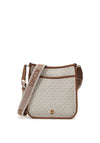 Michael Kors Luisa Medium Monogram Crossbody Bag, Vanilla