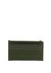 MICHAEL Michael Kors Large Pebbled Leather Card Case, Amazon Green