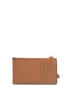 MICHAEL Michael Kors Empire Pebbled Leather Card Wallet, Pale Peanut