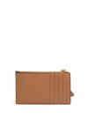 MICHAEL Michael Kors Empire Pebbled Leather Card Wallet, Pale Peanut