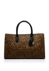 MICHAEL Michael Kors Scarlett Animal Print Satchel Bag, Brown Multi
