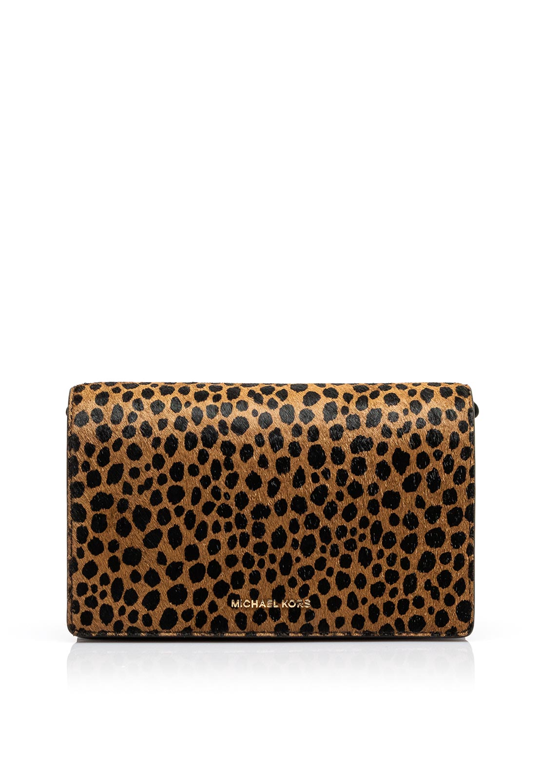 MICHAEL Michael Kors Jet Set Animal Print Crossbody Bag, Black