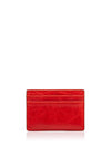 MICHAEL Michael Kors Jet Set Crushed Leather Card Holder, Burnt Orange