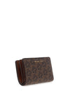 MICHAEL Michael Kors Empire Small Snap Monogram Wallet, Brown