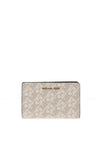 MICHAEL Michael Kors Empire Small Snap Monogram Wallet, Vanilla