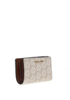 MICHAEL Michael Kors Empire Small Snap Monogram Wallet, Vanilla
