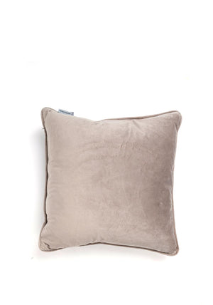The Home Studio Grain Print Feather Cushion 45x45cm, Natural Multi