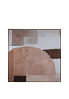 Fern Cottage Large Abstract Framed Art