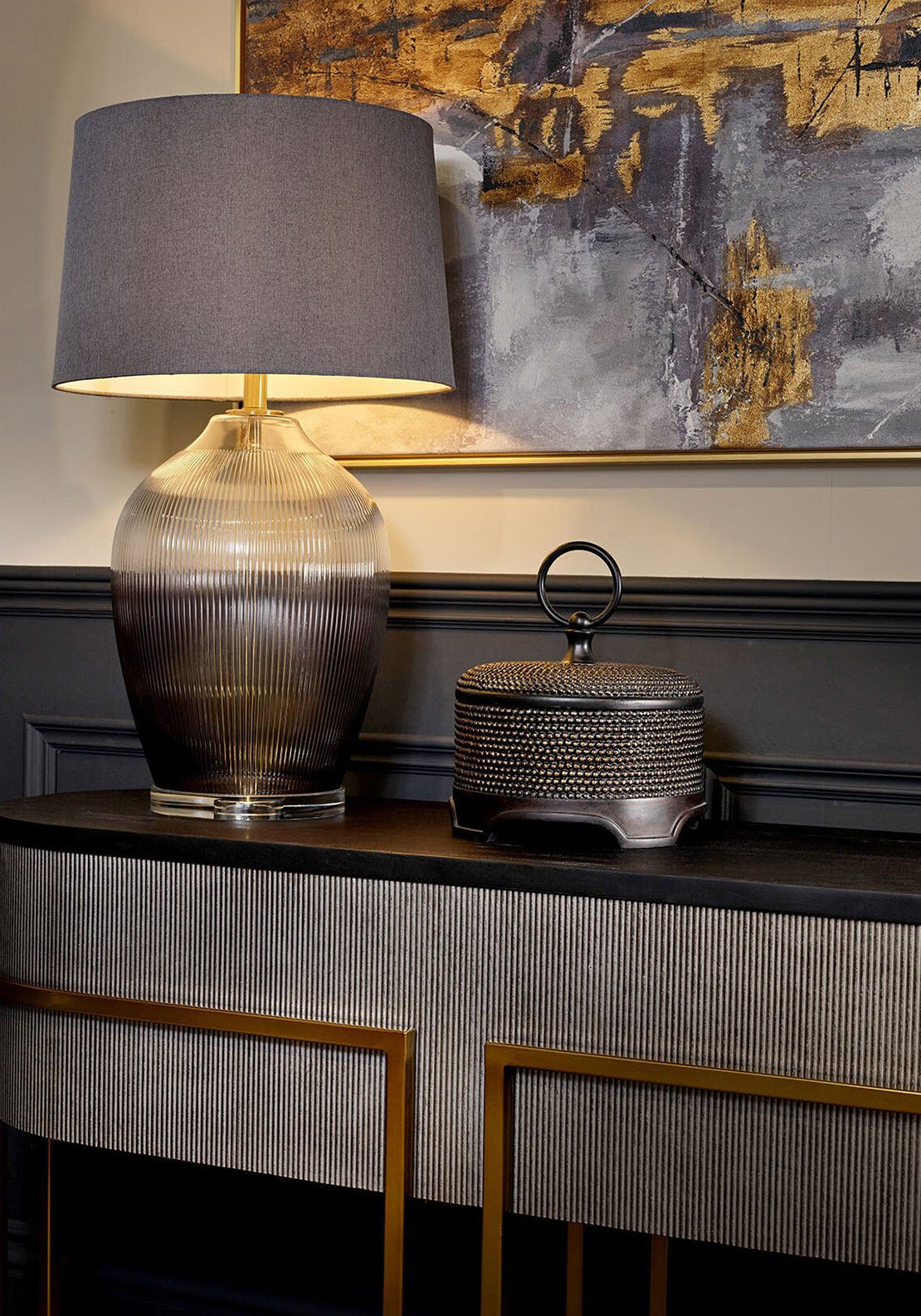 Mindy Brownes Nino Lamp, Grey