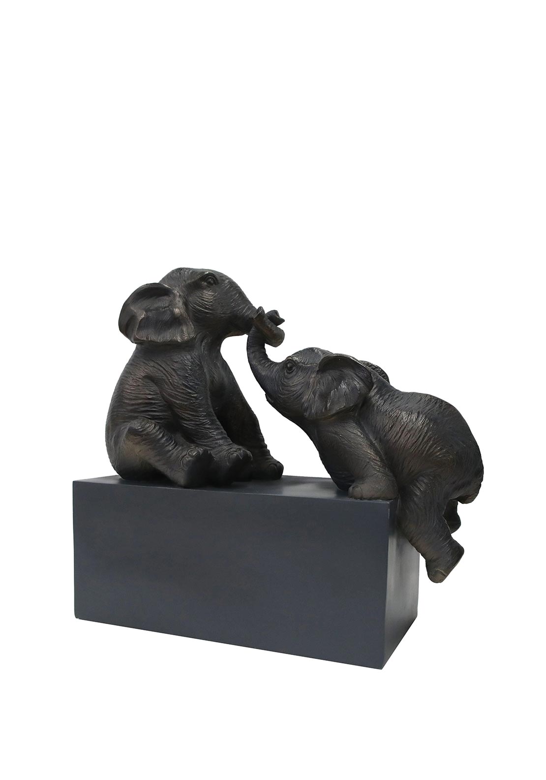 Mindy Brownes A Helping Hand Elephant Ornament, Grey