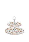 Mindy Brownes Christmas Spirit Two Teir Cake Stand