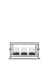 Mindy Brownes Luke Set of 3 Candle Holder, Bronze
