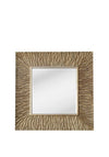 Mindy Brownes Lyra Textured Square Mirror, Gold