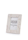 Mindy Brownes Meadow Floral 4x6” Photo Frame, Cream