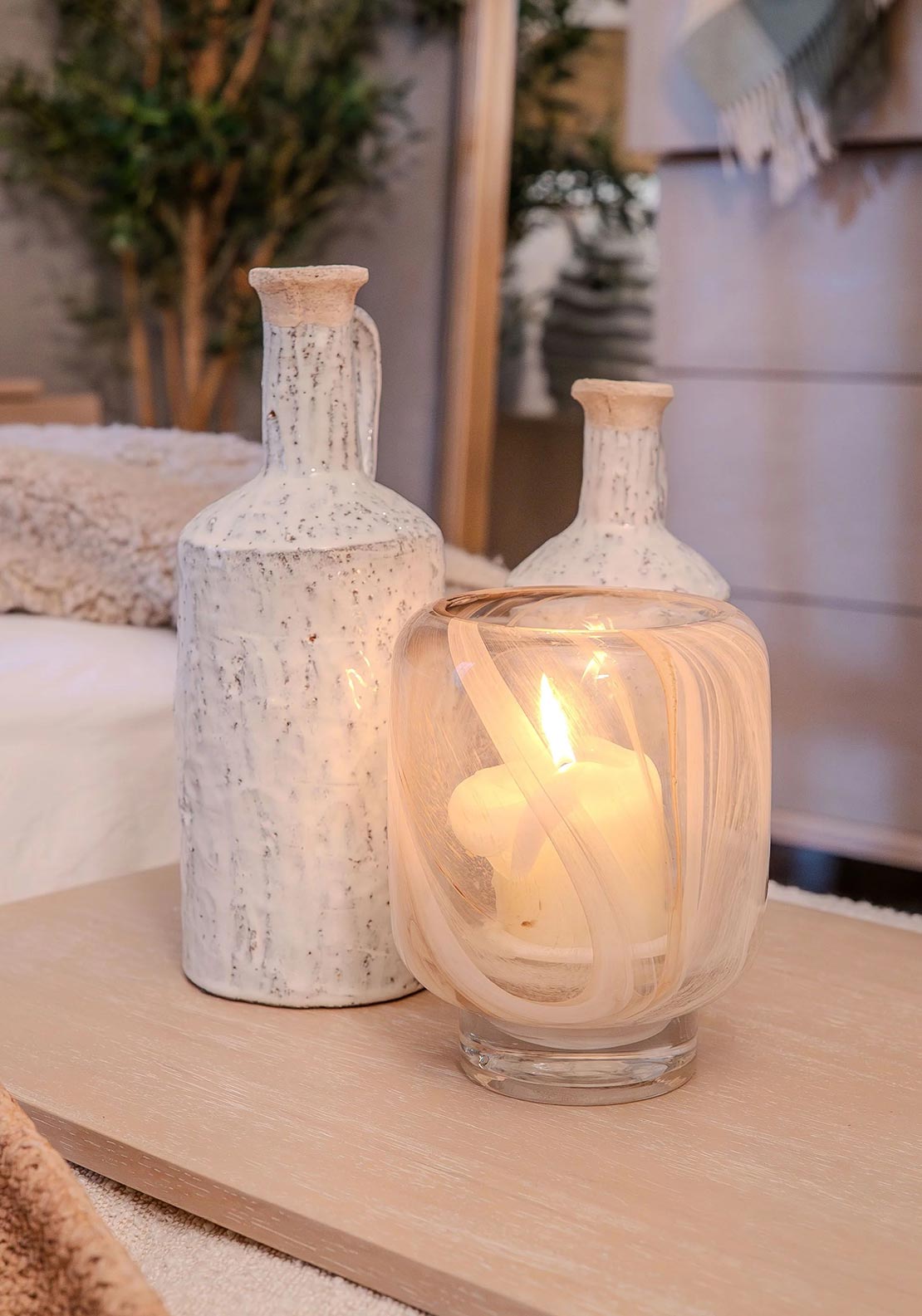 Mindy Brownes Rosia Marble Vase, Beige