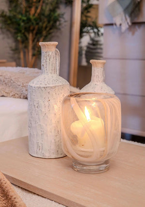 Mindy Brownes Rosia Marble Vase, Beige
