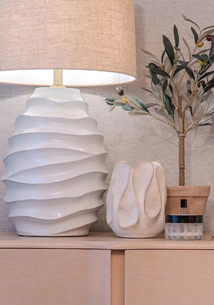 Mindy Brownes Solene Vase, Cream