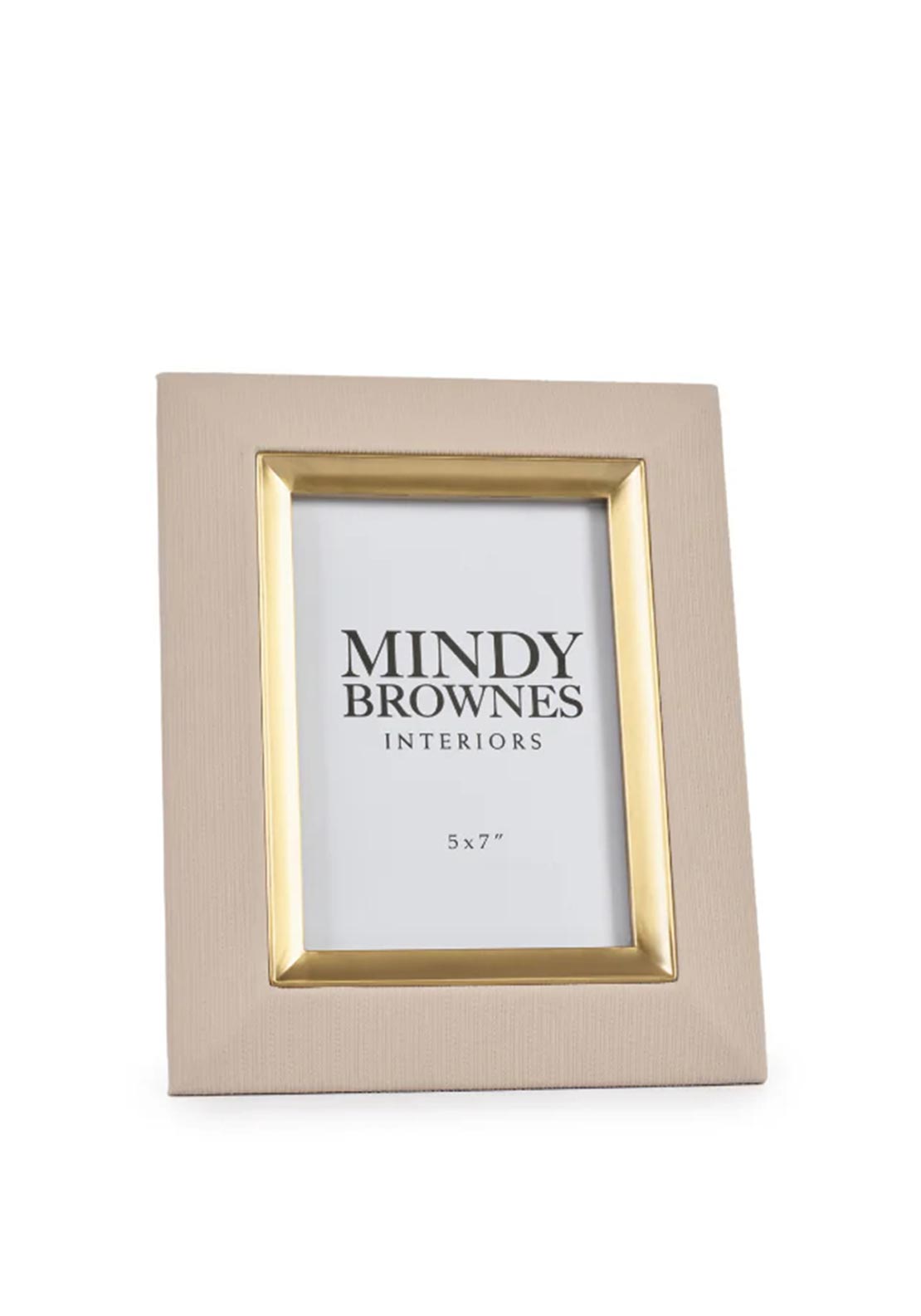 Mindy Brownes Sutera 5x7” Photo Frame, Cream