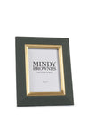 Mindy Brownes Sutera 5x7” Photo Frame, Green