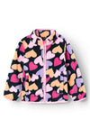 Name It Mini Girl Meeko Fleece Jacket, Dark Sapphire