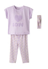 Ebita Mini Girl Love 3 Piece Set, Lilac