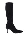 MISS ELASTIC High Heel Knee Length Sock Boot, Black