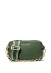 MICHAEL Michael Kors Small Double Zip Crossbody Camera Bag, Amazon Green