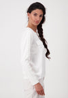 Monari Drawstring Hem Tunic Style Top, White