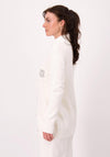 Monari Embellished Pocket Knit Cardigan, Off White