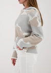 Monari Cloud Hooded Knit Sweater, Grey Multi