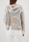 Monari Cloud Hooded Knit Sweater, Grey Multi
