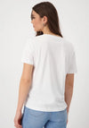Monari Cowgirl Print T-Shirt, Off White & Blue
