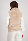 Monari Faux Fur Gilet, Beige