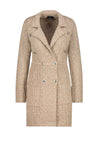 Monari Glitter Lurex Knitted Jacket, Brown