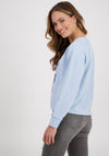 Monari Round Neck Sneaker Print Sweatshirt, Light Blue