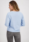 Monari Round Neck Sneaker Print Sweatshirt, Light Blue