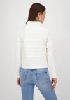 Monari Contrast Sleeves Quilted Jacket, White