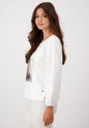 Monari Cover Shoot Graphic Sweatshirt, White