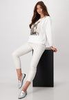 Monari Cover Shoot Graphic Sweatshirt, White