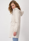 Monari Hooded Adjustable Jacket, Beige