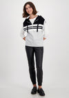 Monari Colour Block Half Zip Vest, Grey