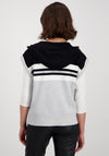 Monari Colour Block Half Zip Vest, Grey