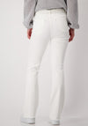 Monari Bootcut Belted Flared Jeans, White